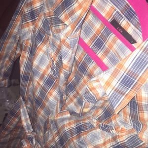 Plaid Button Down Dress by LUX Urban Outfitters